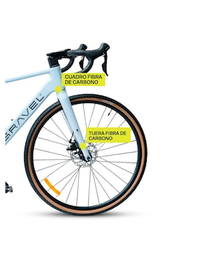 Bicicleta de montaña Gravel rodada 700 unisex