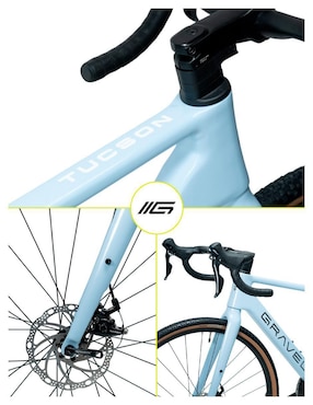 Bicicleta de montaña Gravel rodada 700 unisex