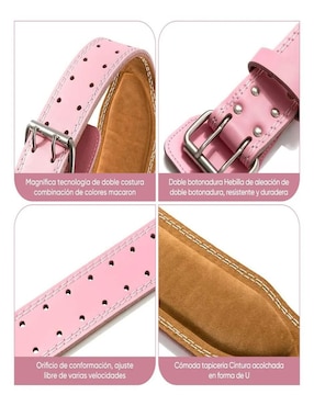 Faja Belug Faja Cinturon Pesas Rosa