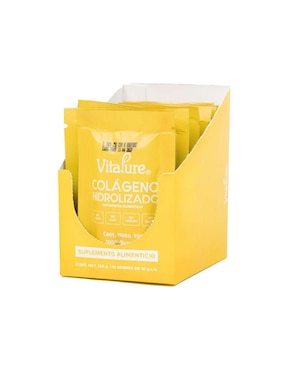Kit de suplementos alimenticios Combo proteína whey vainilla + creatina + colágeno Vitapure