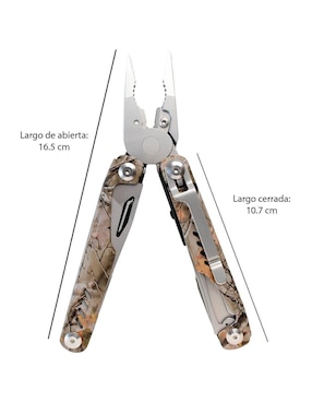 Multiherramienta plegable Wallis de 17 usos con pinza