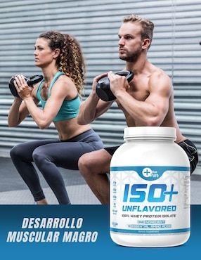 Iso+ Unflavored More Than Pure con proteína de suero de leche aislado de 2.2 kg