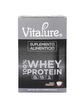 Kit de suplementos alimenticios Sobres whey protein capuchino+ colágeno hidrolizado Vitapure