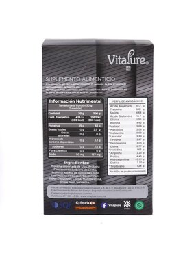 Kit de suplementos alimeticios Sobres whey protein vainilla+ colágeno hidrolizado Vitapure
