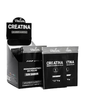 Kit de suplementos alimenticios Whey runner protein vainilla + creatina Vitapure