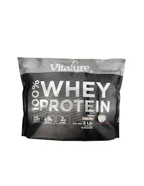 Kit de suplementos alimenticios Whey protein 2.26 kg capuchino + sobres creatina Vitapure