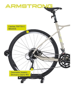 Bicicleta de ruta Gravel rodada 700 unisex