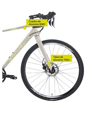 Bicicleta de ruta Gravel rodada 700 Armstrong 54 unisex