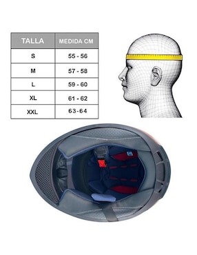 Casco cerrado para motocicleta deportiva Ventdepot unisex
