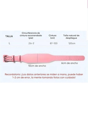 Cinturón Lab.g para mujer