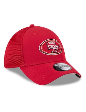 Gorra visera curva cerrada para fútbol americano New Era San Francisco 49ers unisex