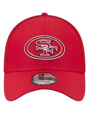 Gorra visera curva cerrada para fútbol americano New Era San Francisco 49ers unisex