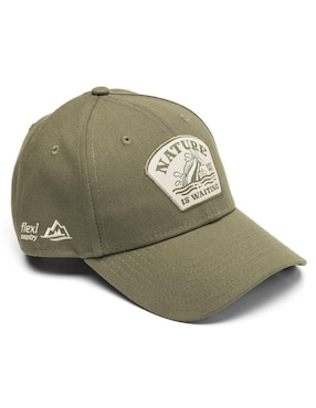 Gorra visera curva snapback Flexi para hombre
