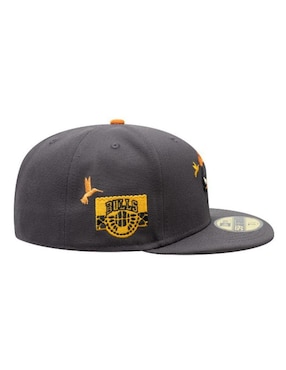 Gorra visera plana cerrada para básquetbol New Era Day of The Dead Chicago Bulls unisex