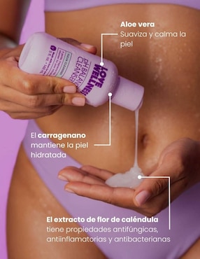Limpiador íntimo femenino pH balanceado con Aloe Vera y caléndula 148 ml Love Wellness