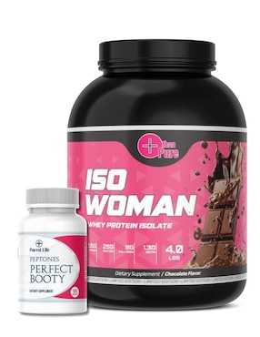 Kit de suplementos alimenticios Iso Woman + Peptonas More Than Pure