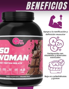 Kit de suplementos alimenticios Iso Woman + Peptonas More Than Pure
