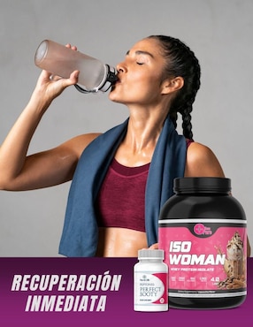 Iso Woman+Peptonas More Than Pure con colágeno sabor capuccino de 2.2 kg