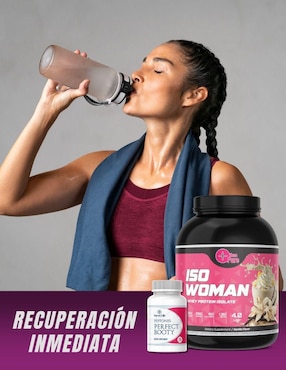 Iso Woman+Peptonas More Than Pure con colágeno sabor vainilla de 2.2 kg
