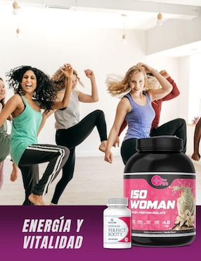 Iso Woman+Peptonas More Than Pure con colágeno sabor vainilla de 2.2 kg