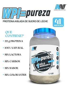 Pureza Aislado de Suero de Leche Advance Nutrition de 1 kg