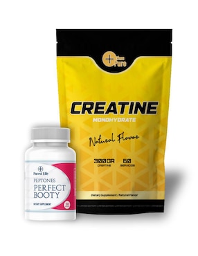 Set de suplementos alimenticios Creatina + Peptonas More Than Pure