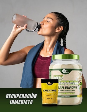 Kit Creatina + Bio Protein More Than Pure con proteína vegetal sabor vainilla