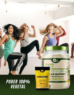 Kit Creatina + Bio Protein More Than Pure con proteína vegetal sabor vainilla