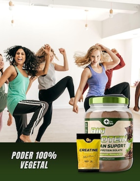 Kit creatina + Bio Protein More Than Pure con Proteína vegetal sabor chocolate