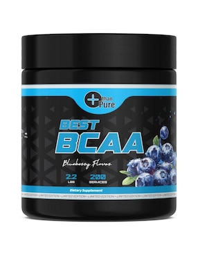 Recuperador More Than Pure con BCAA sabor blueberry de 1.02 kg