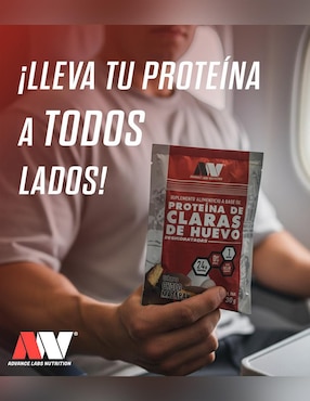 Set de proteína base de claras de huevo en polvo sabor choco mazapán Advance Nutrition con sucralosa de 30 g