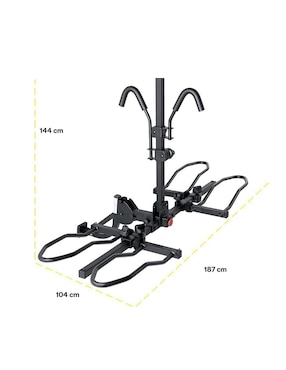 Rack porta bicicleta para auto Gravel Rack para 2 Bicicletas Trailblazer