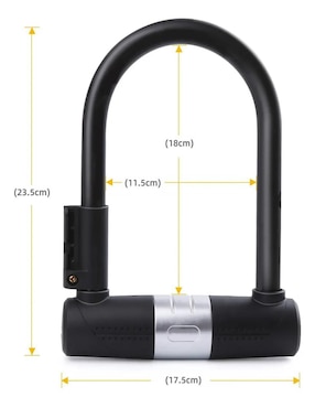 Candado para bicicleta de llave Belug