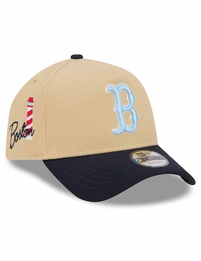 Gorra visera curva snapback para béisbol New Era City Side Patch Boston Red Sox adulto