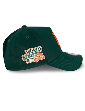 Gorra visera curva snapback para béisbol New Era Copper Green Los Angeles Dodgers para adulto