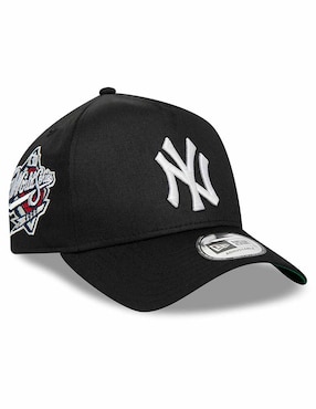 Gorra visera curva snapback para béisbol New Era World Series Patch MLB New York Yankees para adulto