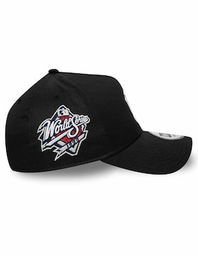 Gorra visera curva snapback para béisbol New Era World Series Patch MLB New York Yankees para adulto