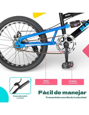 Bicicleta urbana Little Monkey rodada 20 unisex