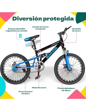 Bicicleta urbana Little Monkey rodada 20 unisex
