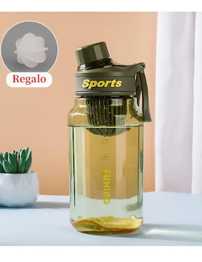Termo shaker Xtellar de plástico con tapa rosca 750 ml