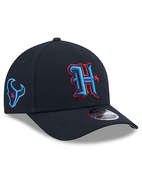 Gorra visera curva correa ajustable para fútbol americano New Era NFL Team Stock Houston Texans para adulto