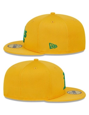 Gorra visera plana cerrada para béisbol New Era  Oakland Athletics unisex