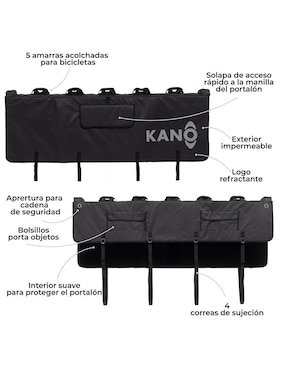 Rack porta bicicleta para camioneta Droplet Pad