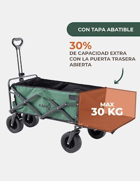 Carrito vagón plegable Droplet con capacidad de 120 kg