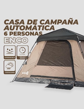 Casa de campaña Droplet para 6 personas