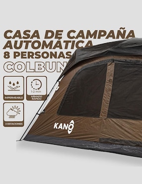 Casa de campaña Droplet para 8 personas