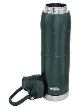 Termo Wallis de acero inoxidable con tapa rosca 1 L