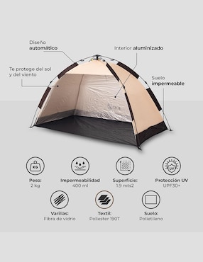 Casa de campaña Droplet para 2 personas