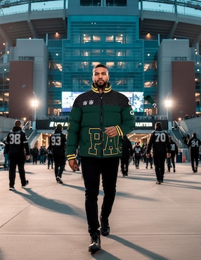 Chamarra para fútbol americano NFL Clima de hombre