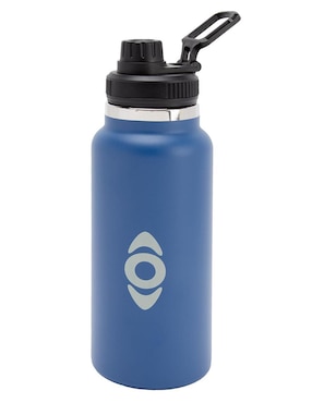 Termo Droplet de acero inoxidable con tapa rosca 1L